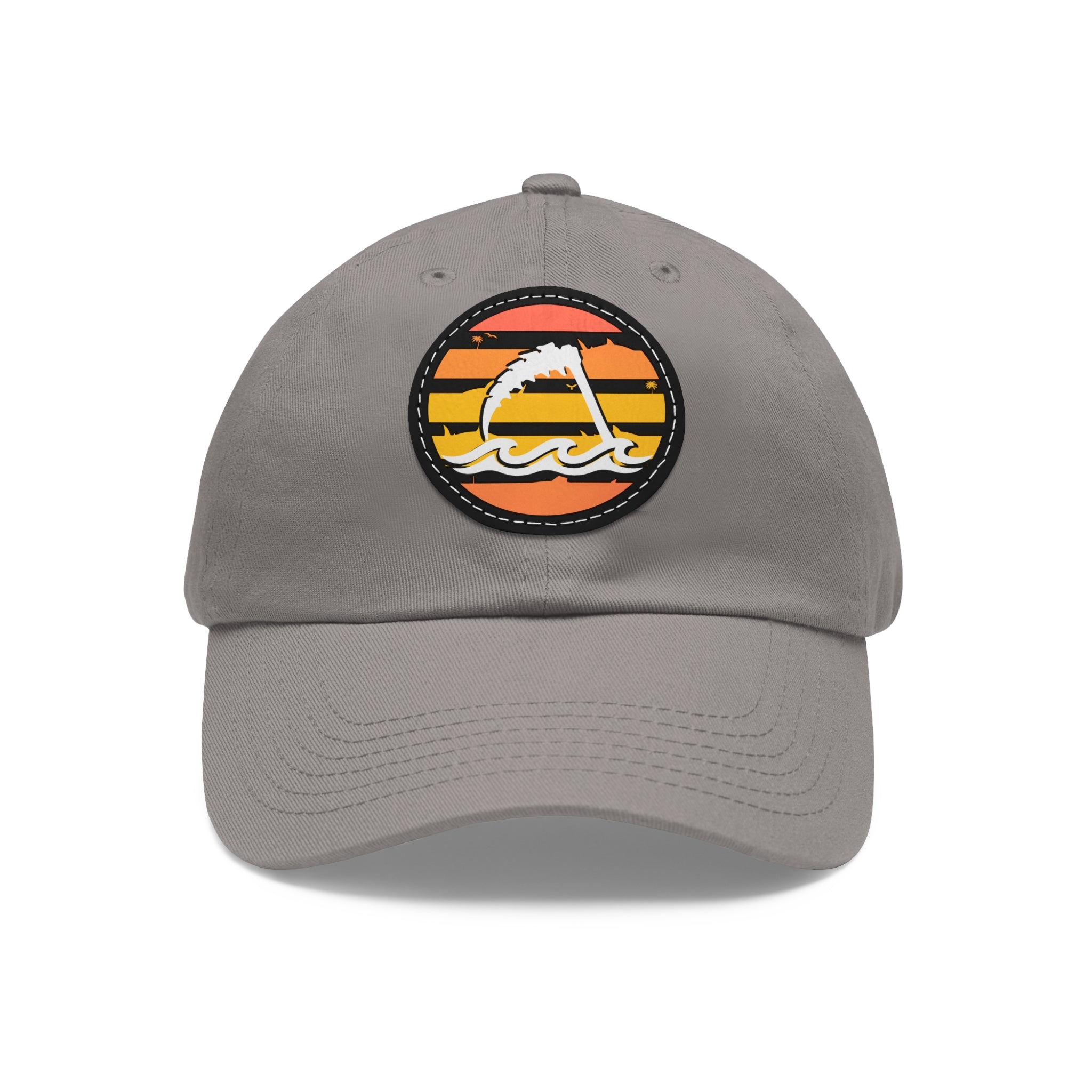 Circle Patch Hat - Sunset and Scythe Fin - Yellow