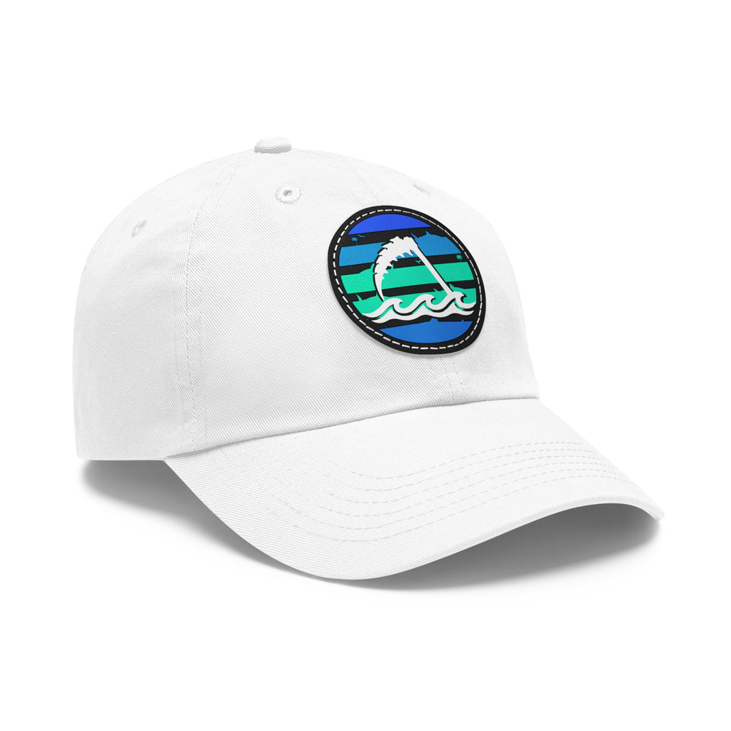 Circle Patch Hat - Sunset and Scythe Fin - Blue