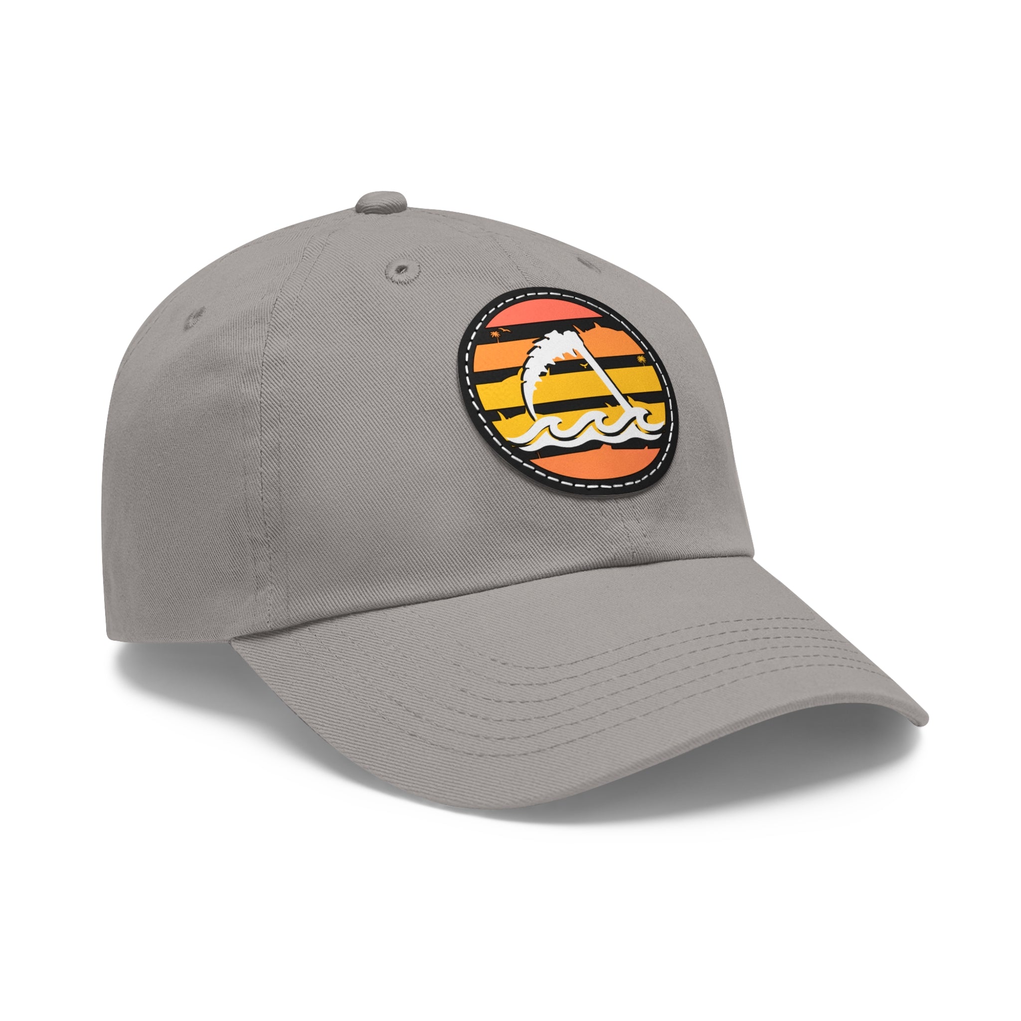 Circle Patch Hat - Sunset and Scythe Fin - Yellow