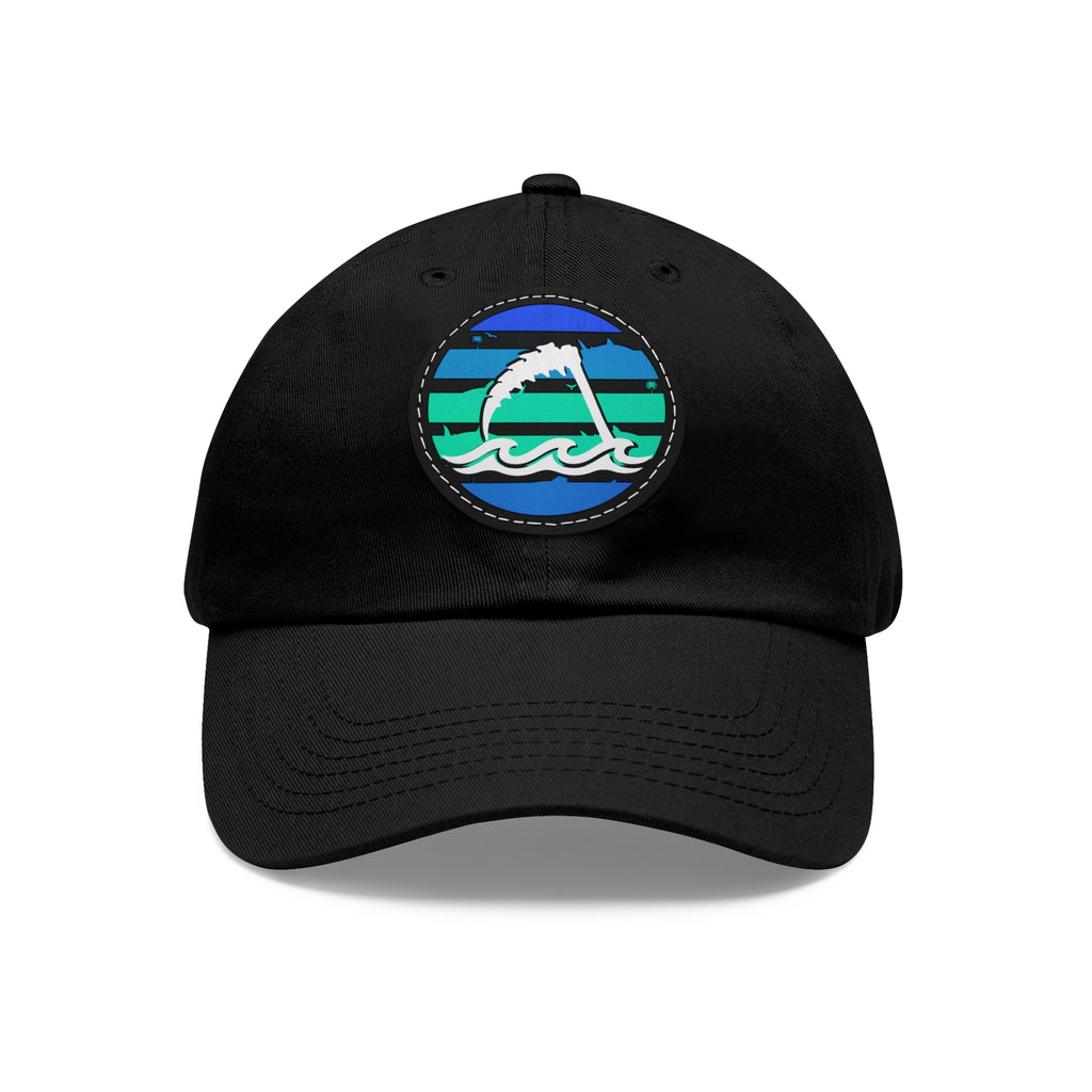 Circle Patch Hat - Sunset and Scythe Fin - Blue