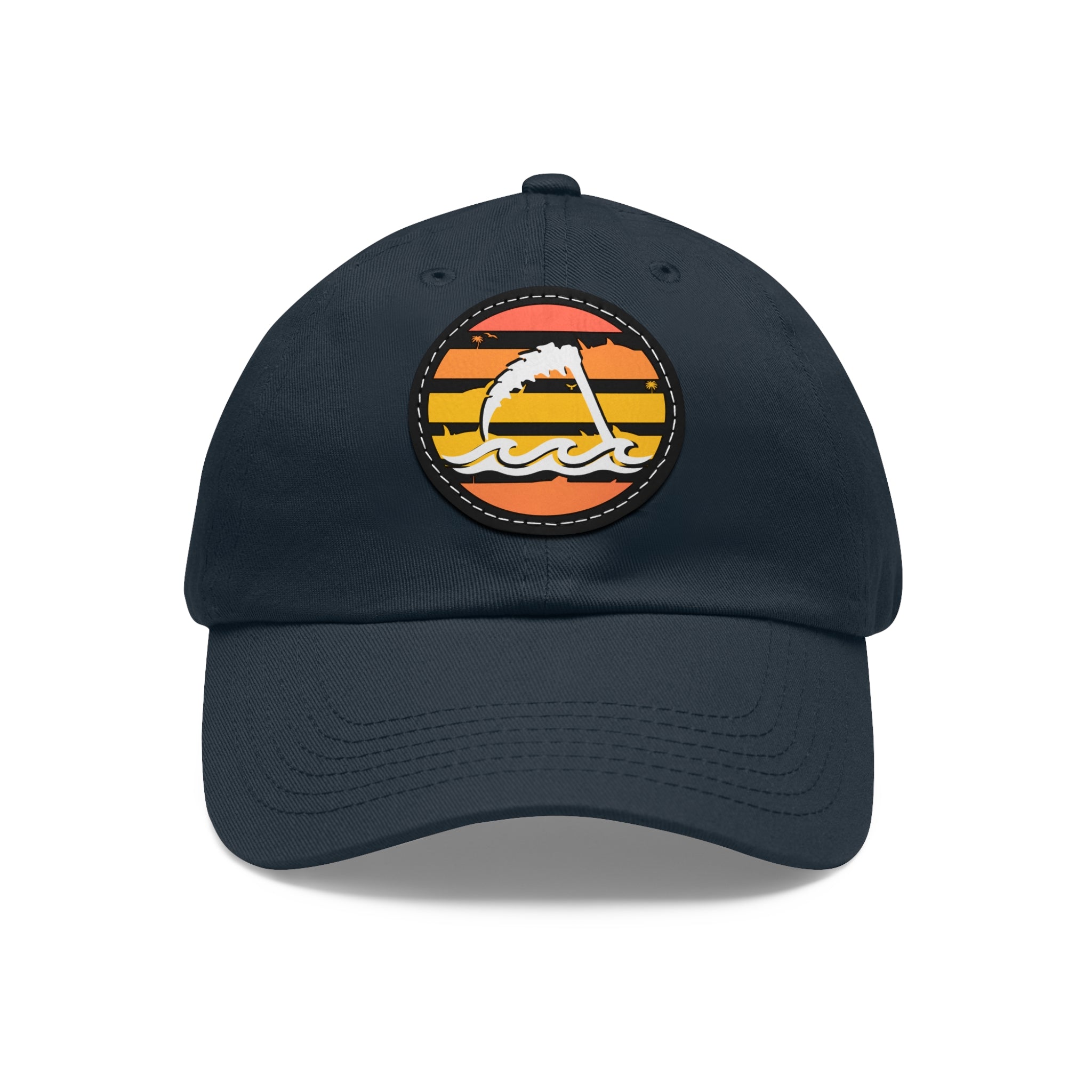 Circle Patch Hat - Sunset and Scythe Fin - Yellow