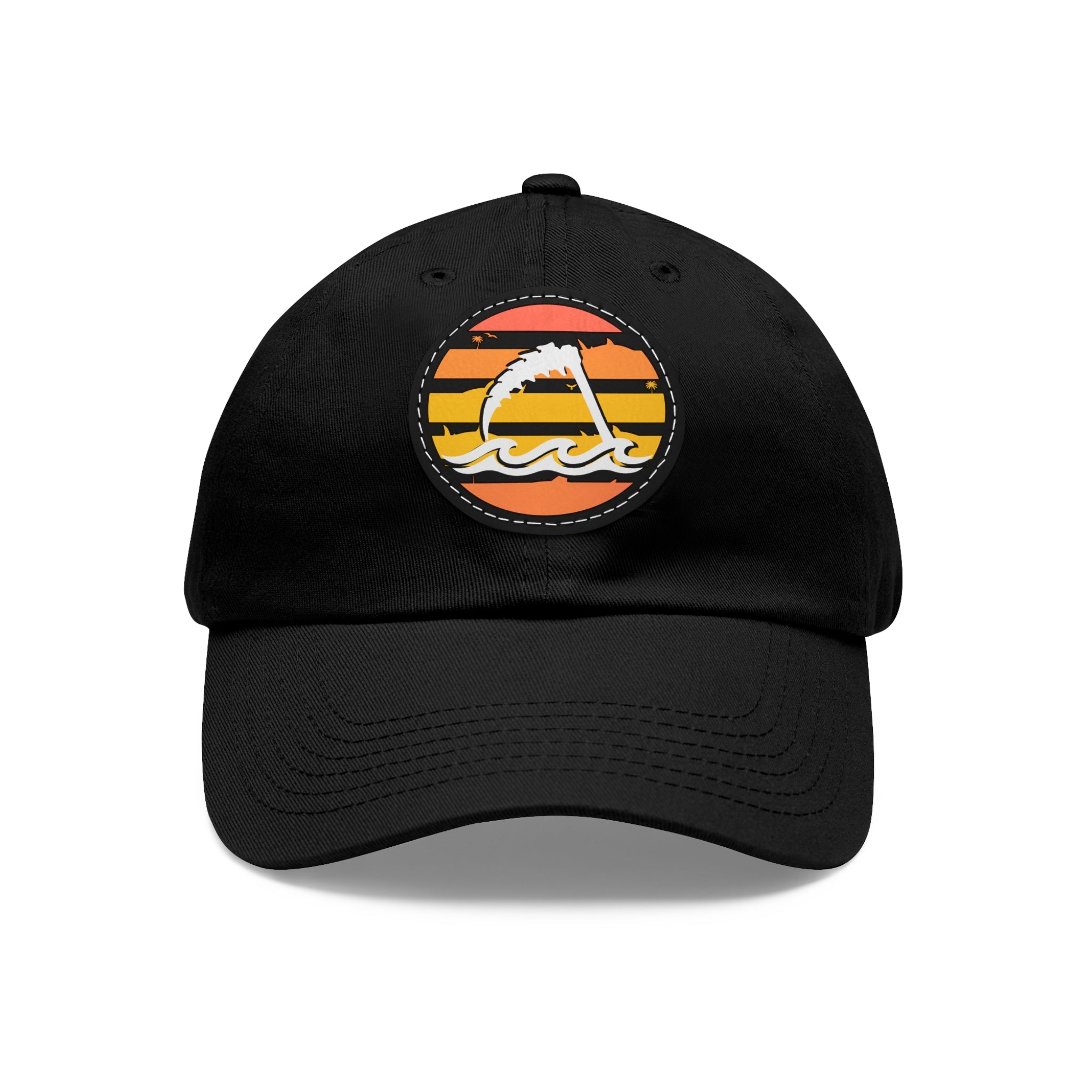 Circle Patch Hat - Sunset and Scythe Fin - Yellow