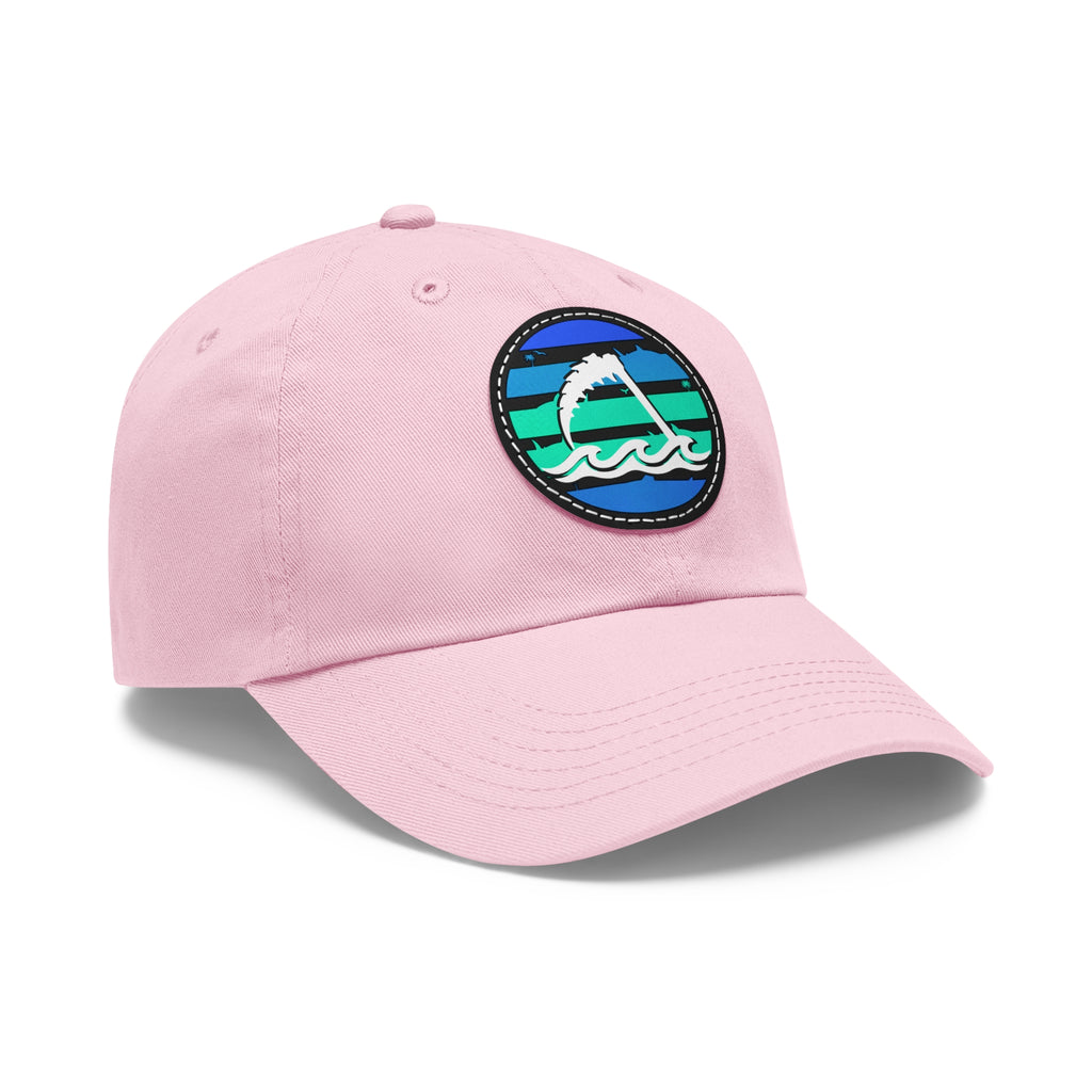 Circle Patch Hat - Sunset and Scythe Fin - Blue