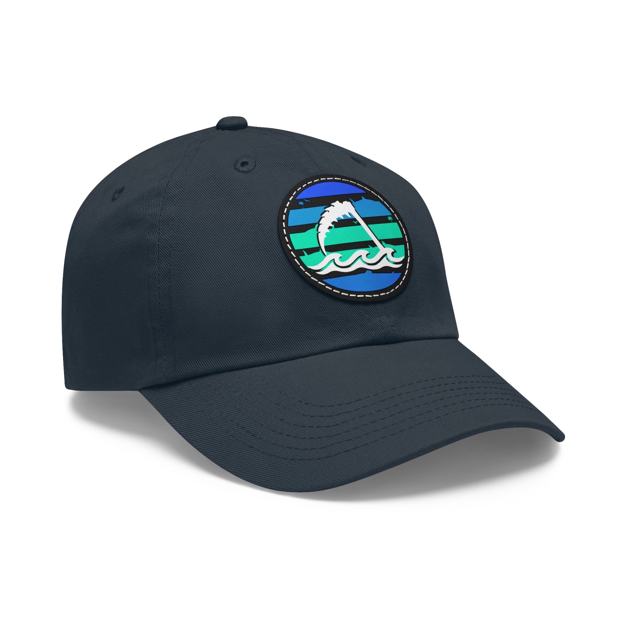 Circle Patch Hat - Sunset and Scythe Fin - Blue