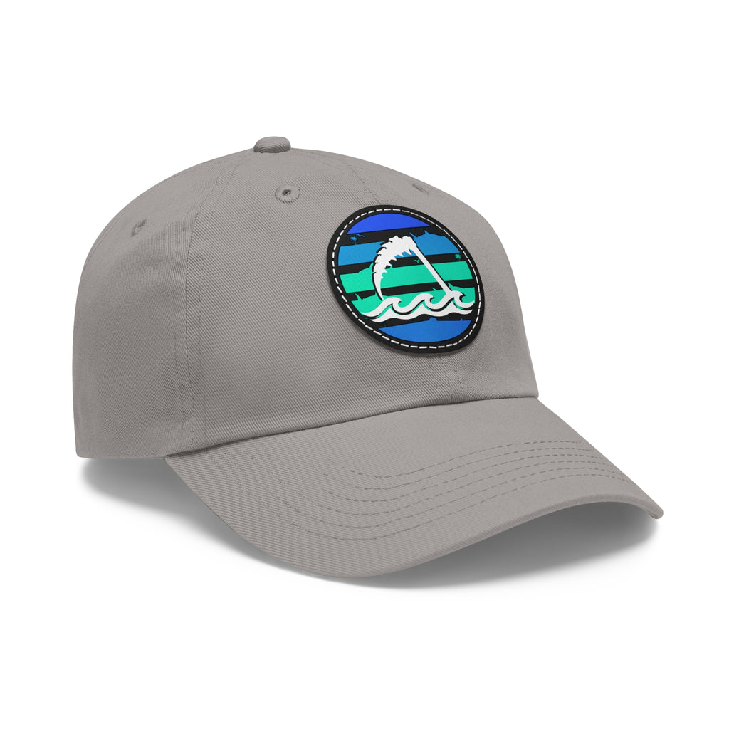 Circle Patch Hat - Sunset and Scythe Fin - Blue