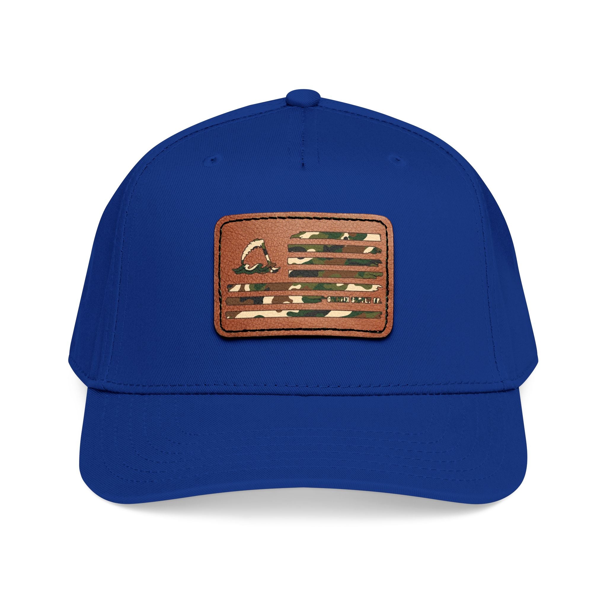 Snapback Patch Cap - Camo Flag
