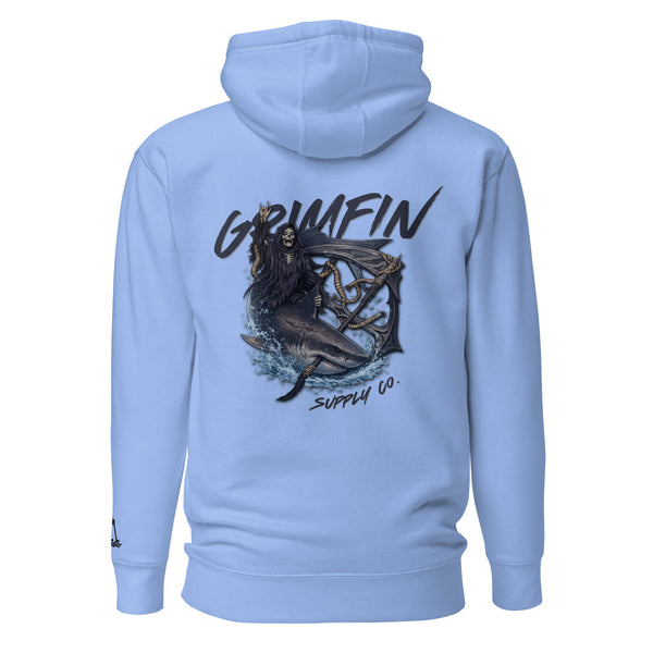 Premium Rugged Hoodie - Reaper Ride on Light