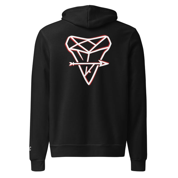 Premium Softshell Hoodie - White Cherry Tooth and Arrow